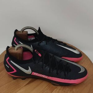 Nike Phantom GT Elite FG Soccer Cleats- Womens- Size 8.5-Black Pink[CK8439-006]